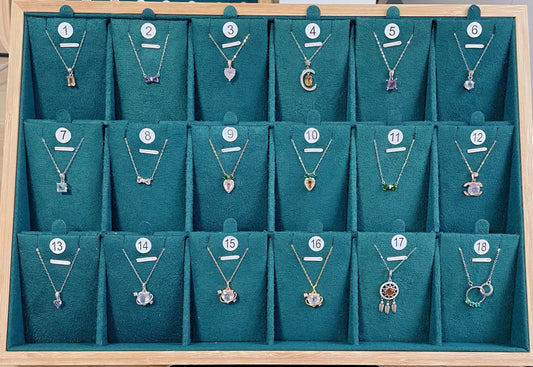 Crystal necklace silver925
